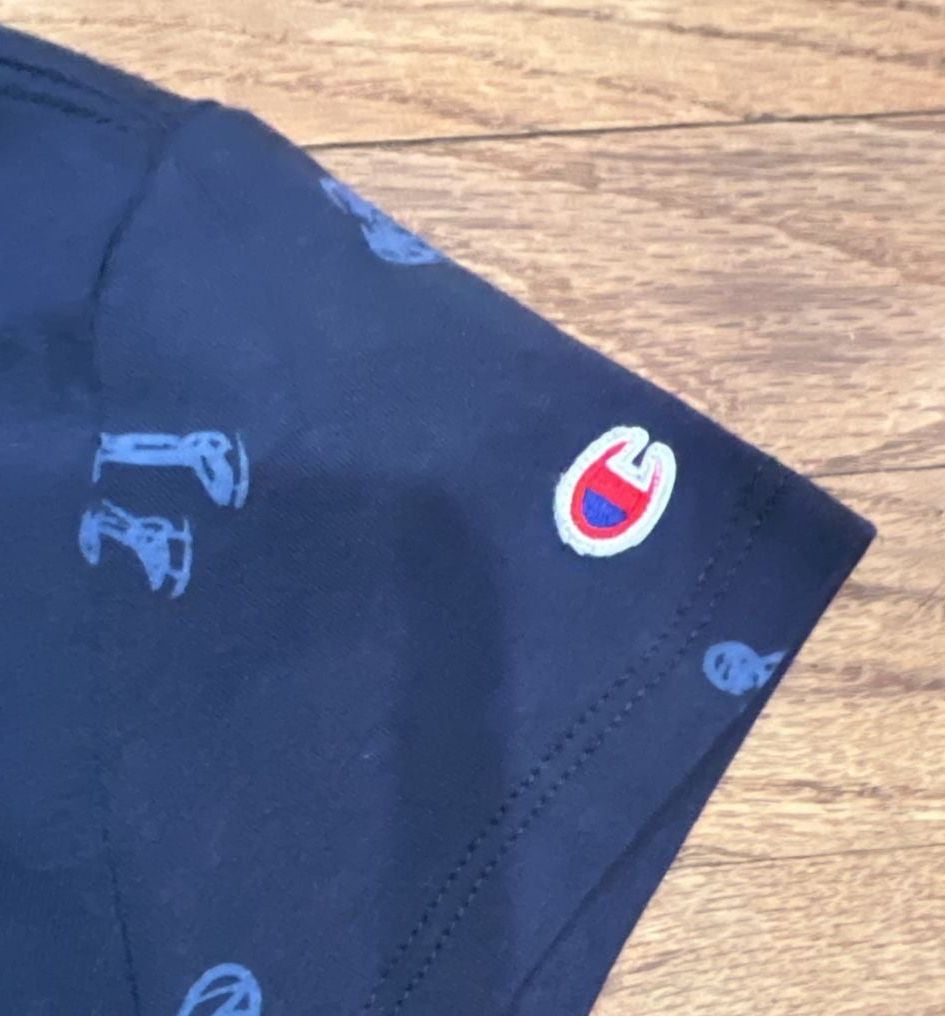 Champion Olympics Graphic Baby Tee Size L(14) Dark Navy 5