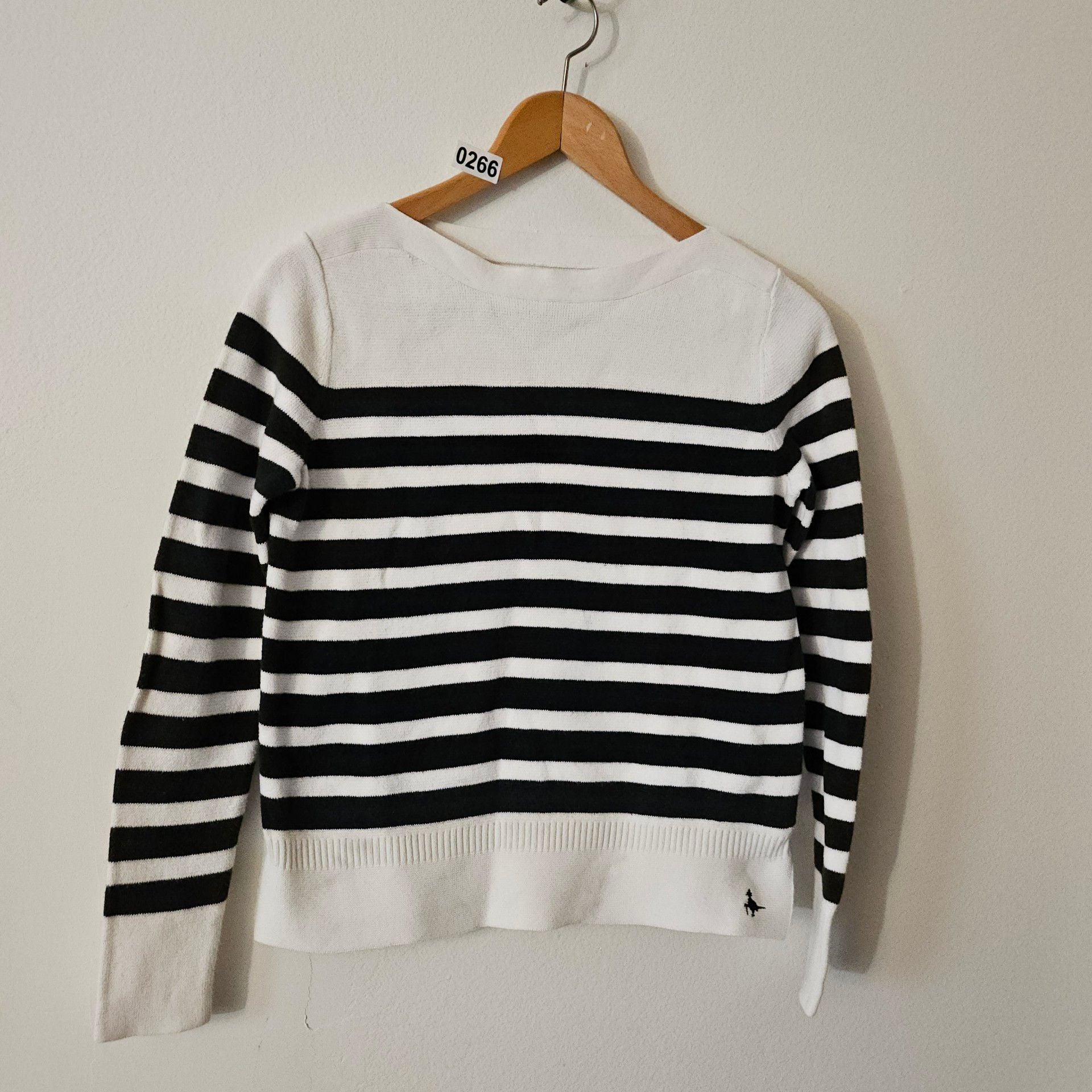 Black and white Striped Sweater 266 2