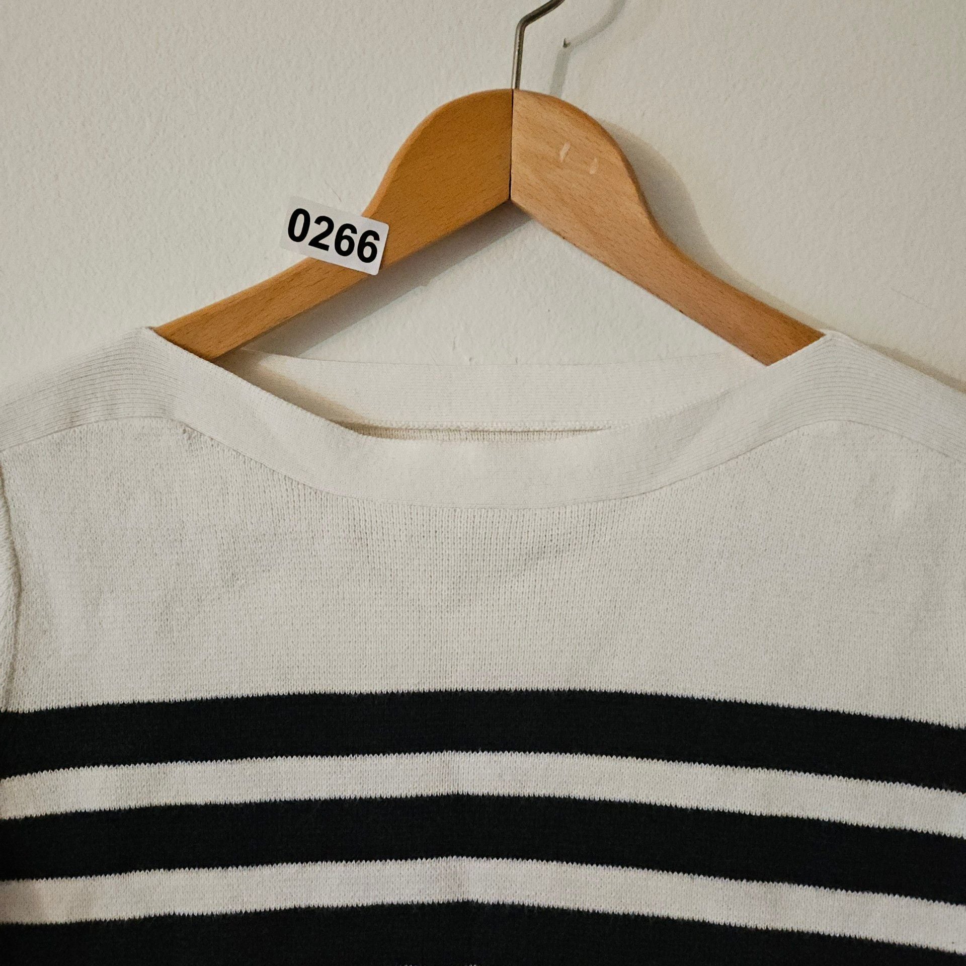 Black and white Striped Sweater 266 3