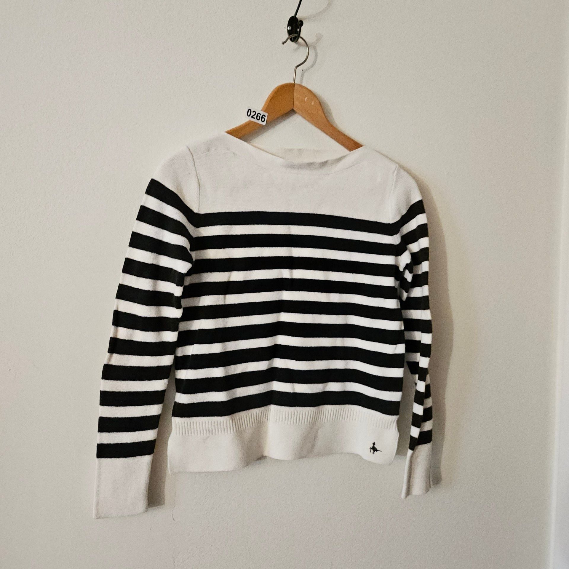 Black and white Striped Sweater 266 9
