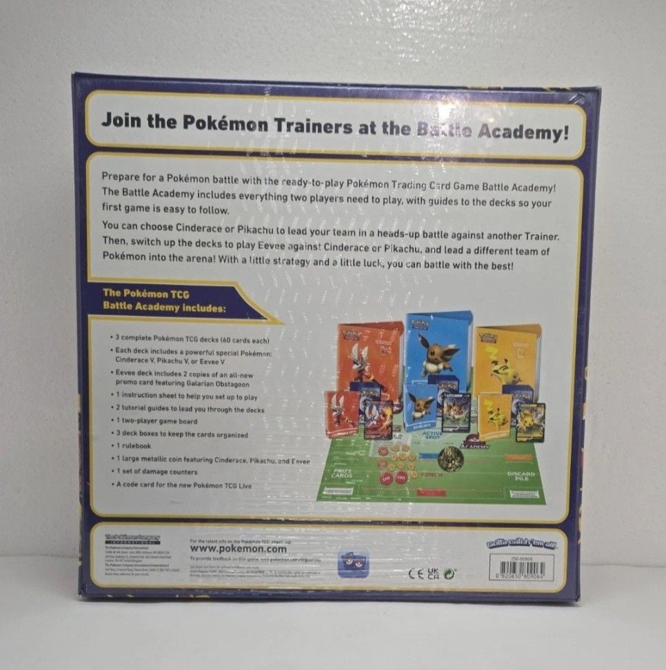 Pokemon TCG Battle Academy Board Game Sealed 2
