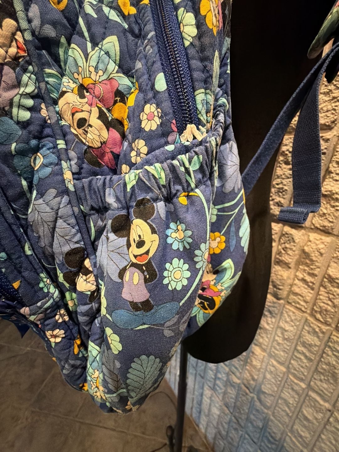 Vera Bradley Disney Mickey Mouse Floral Quilted Backpack 3