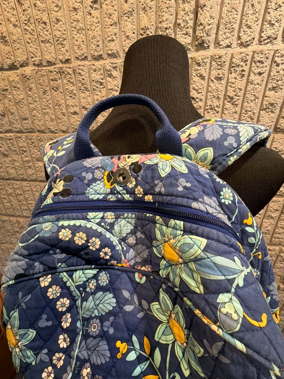 Vera Bradley Disney Mickey Mouse Floral Quilted Backpack 4