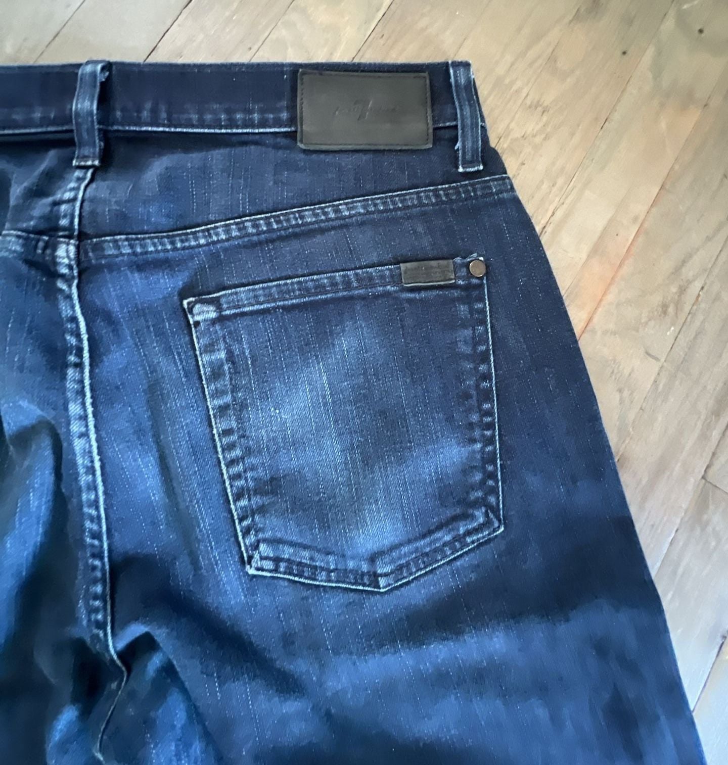 7 For All Mankind Luxe Performance The Straight Leg Jeans Size 34 7
