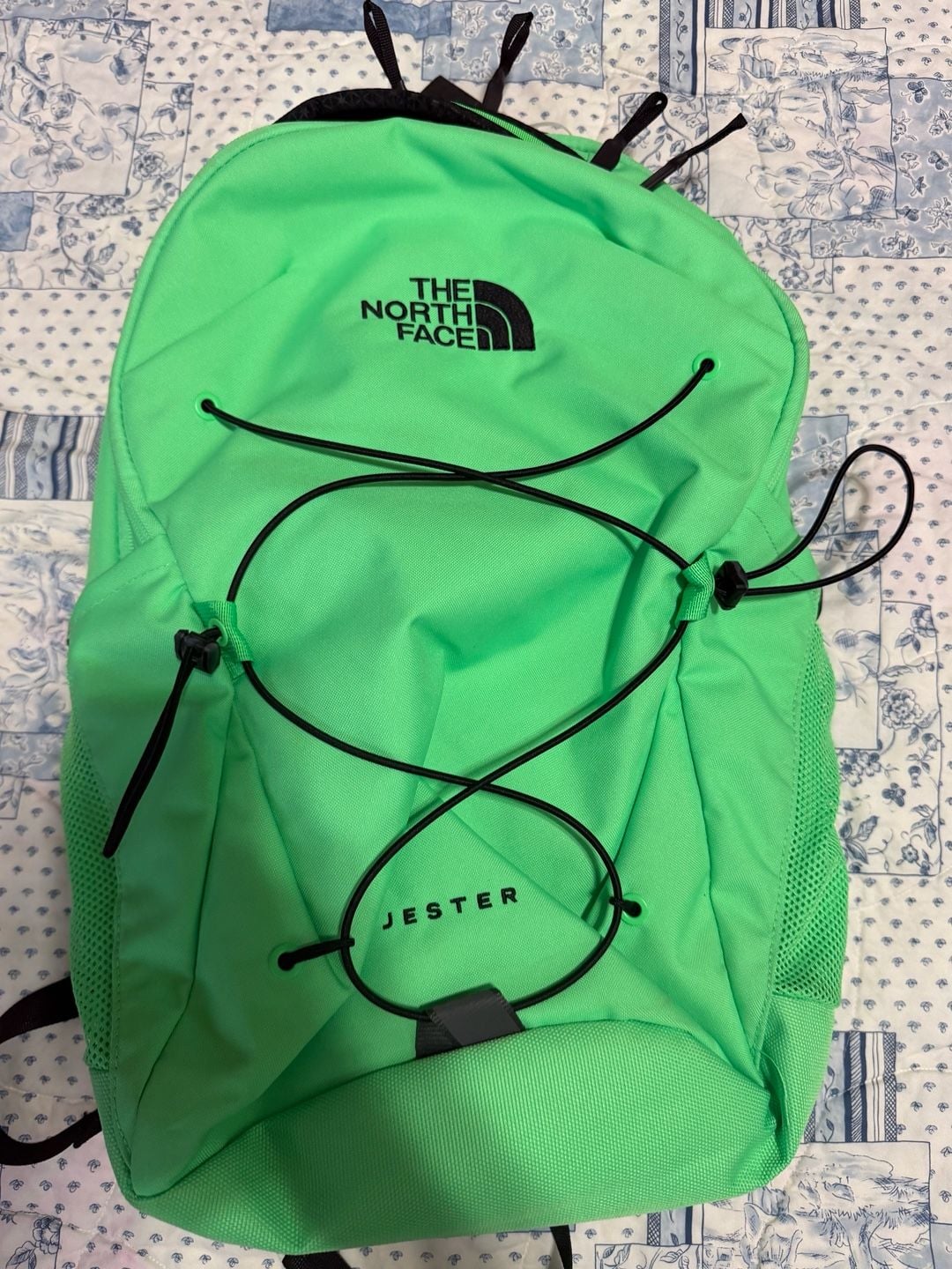 The North Face Jester Backpack Bright Green Black 2