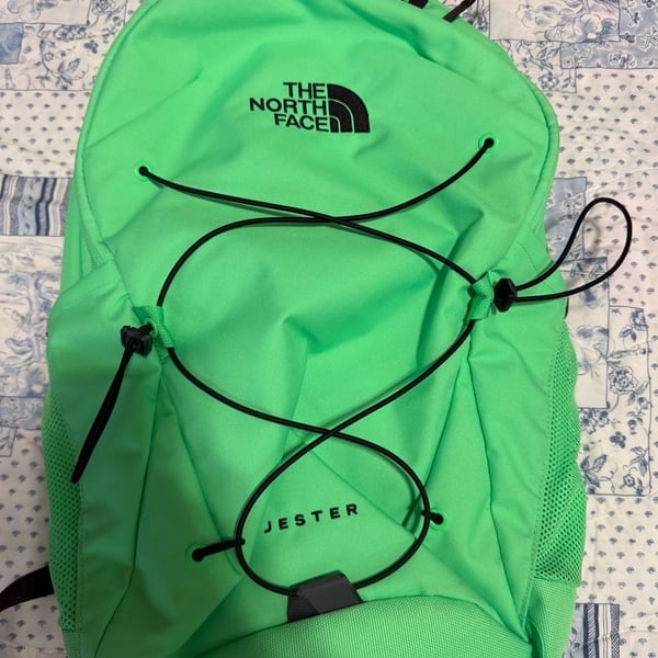 The North Face Jester Backpack Bright Green Black