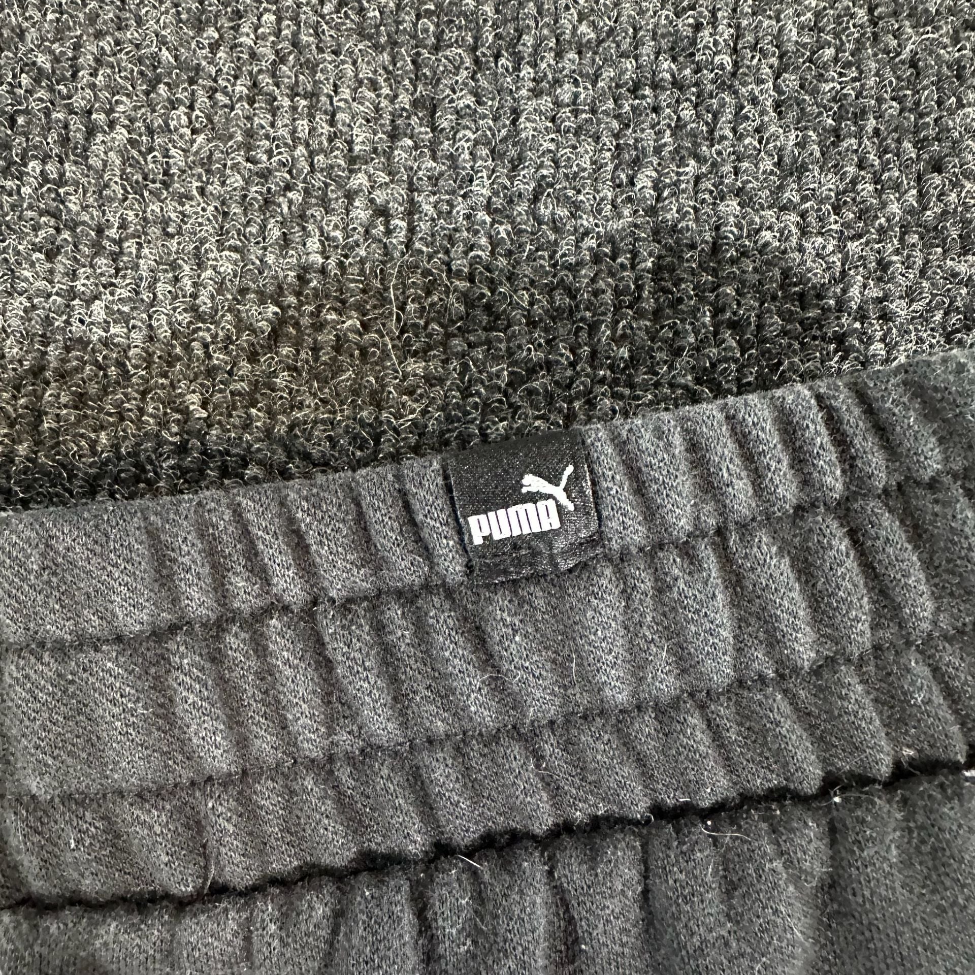 Puma Shorts Size L Black Fleece Athletic Gym Training Pockets 8