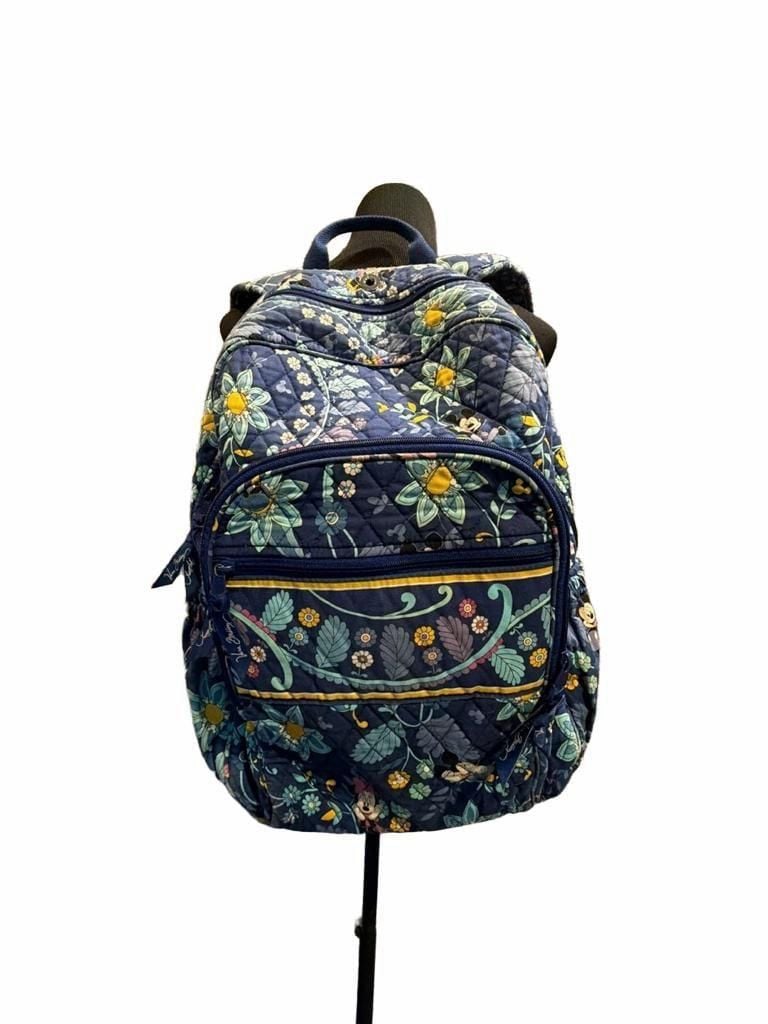 Vera Bradley Disney Mickey Mouse Floral Quilted Backpack 1
