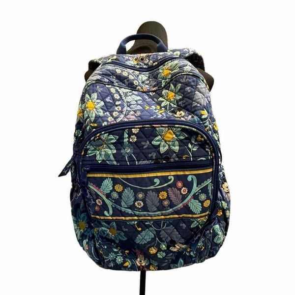 Vera Bradley Disney Mickey Mouse Floral Quilted Backpack