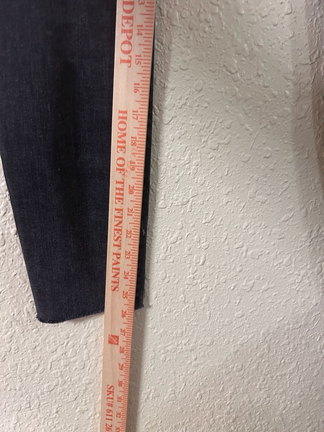 MOTHER The Looker Skinny Jeans Size 28 Black Washed Denim Raw Hem 10