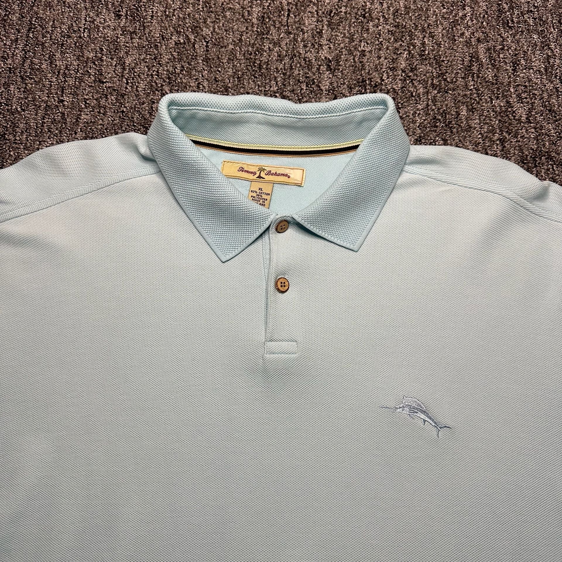 Tommy Bahama Light Blue Emfielder Polo Size XL 3