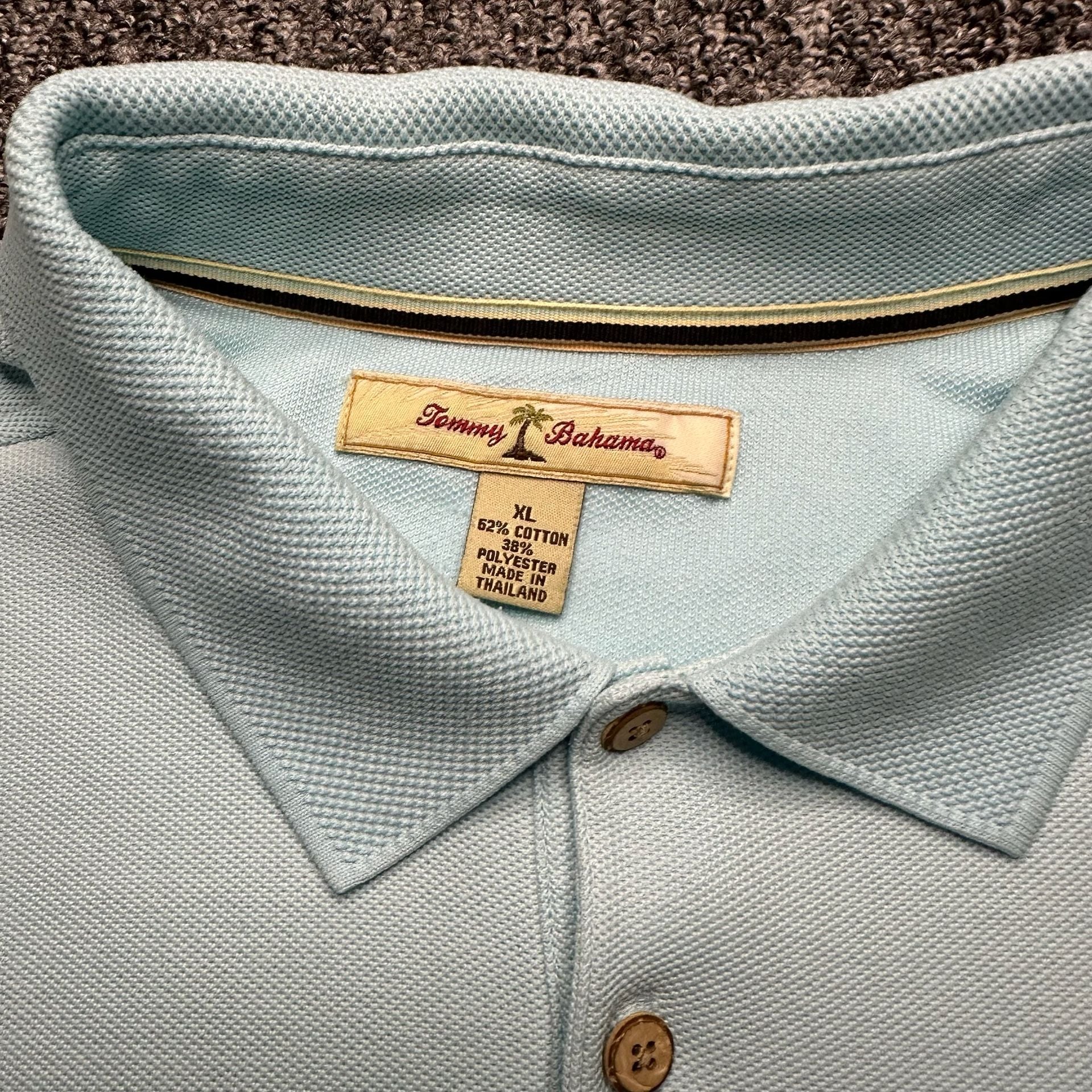 Tommy Bahama Light Blue Emfielder Polo Size XL 4