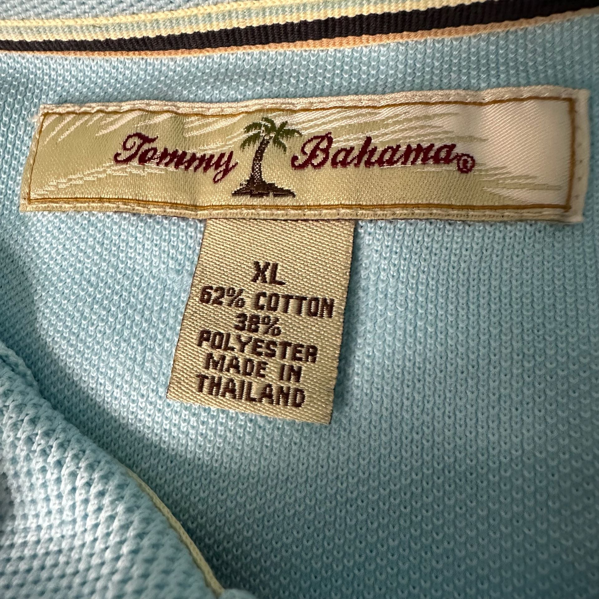 Tommy Bahama Light Blue Emfielder Polo Size XL 16