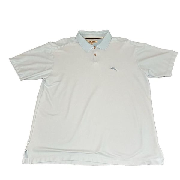 Tommy Bahama Light Blue Emfielder Polo Size XL 