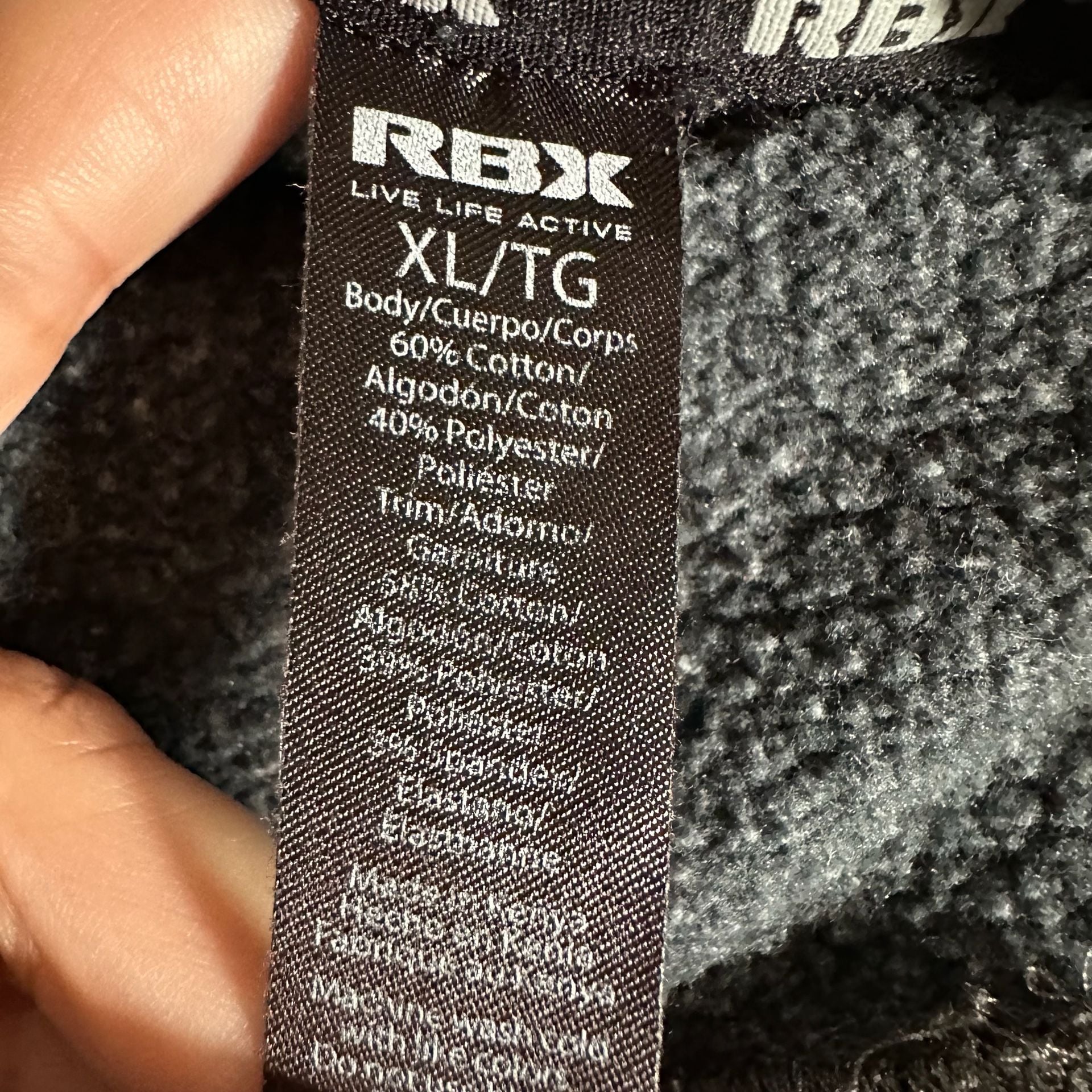 RBX Hoodie Size XL Grey 4
