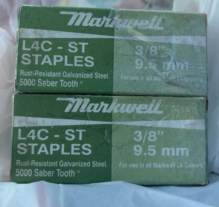 Markwell L4C-ST Staples 3/8 Inch 9.5 mm 5000 Count (2) 1
