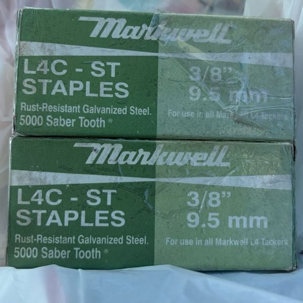 Markwell L4C-ST Staples 3/8 Inch 9.5 mm 5000 Count (2)