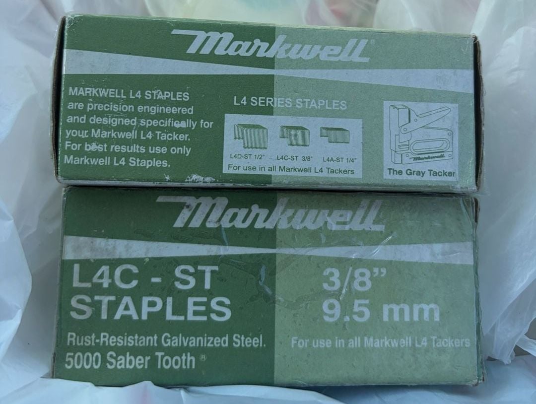 Markwell L4C-ST Staples 3/8 Inch 9.5 mm 5000 Count (2) 2