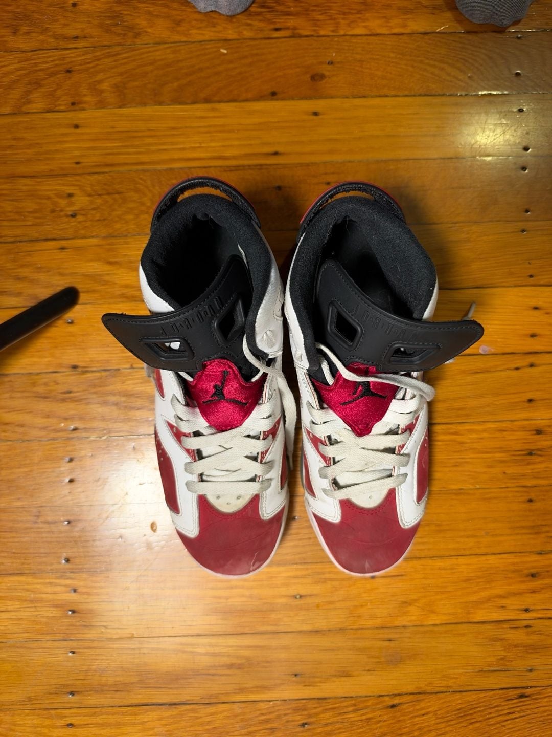 Jordan Air Jordan 6 Retro Size 6.5Y Carmine White Red 2