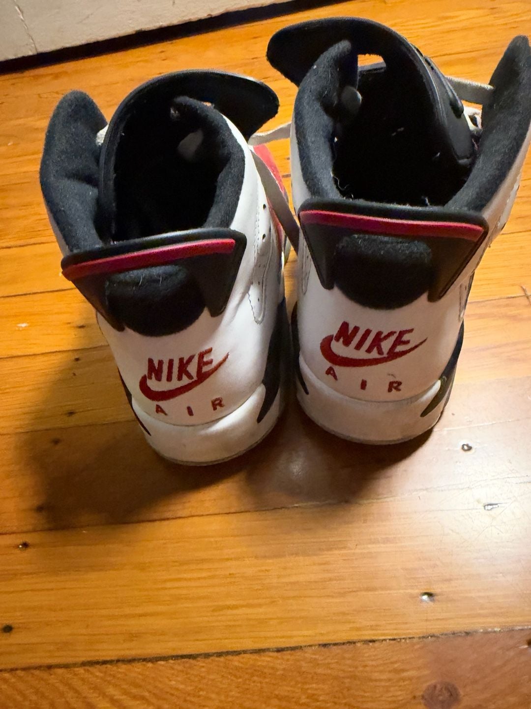 Jordan Air Jordan 6 Retro Size 6.5Y Carmine White Red 4