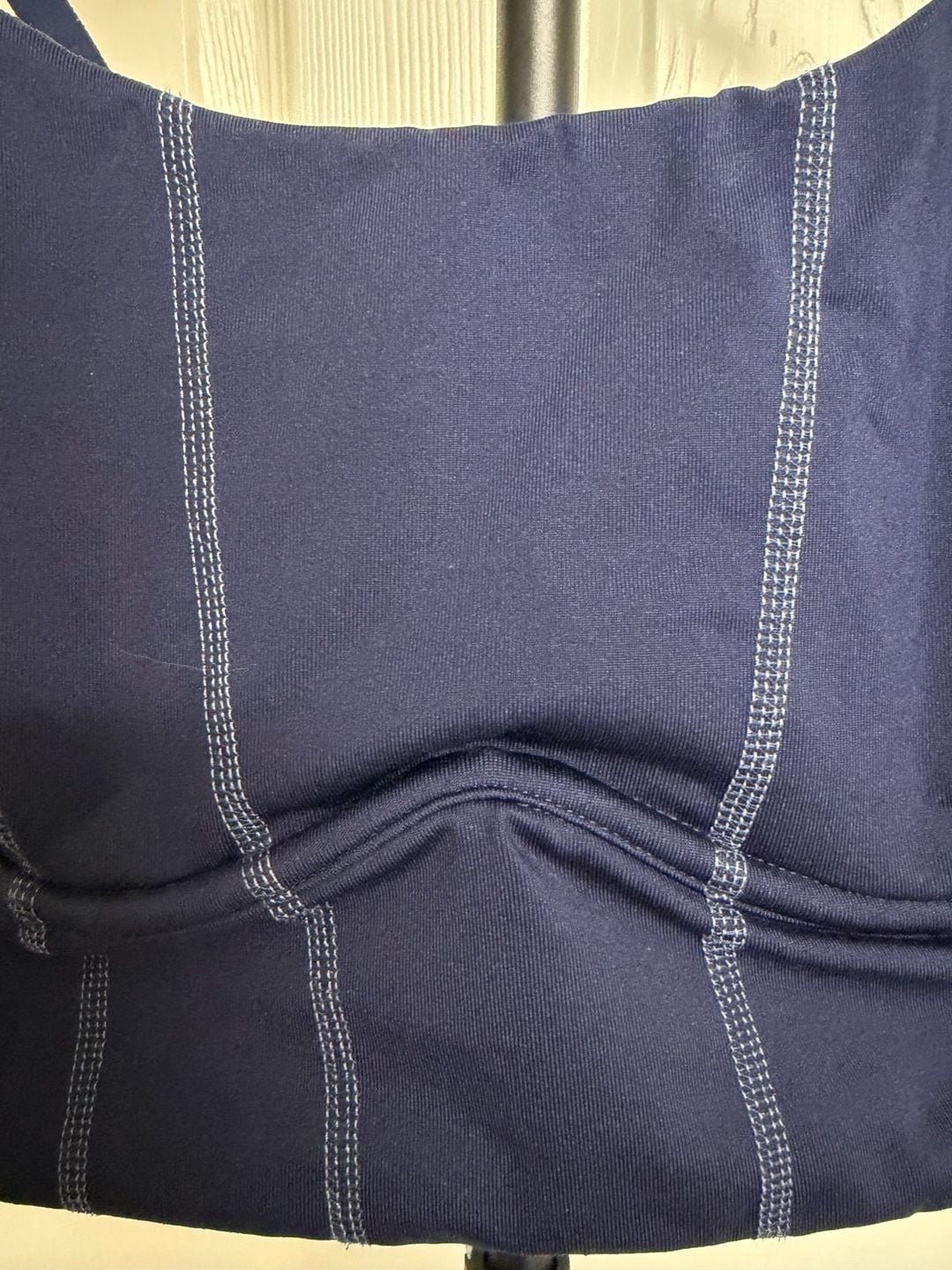 PINK Victoria's Secret Corset Bralette Navy Blue Contrast Stitching 6