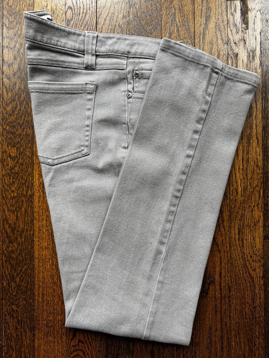 VINTAGE ‘00s Y2K Wet Seal 36x30.75 (SZ 13) GREY DENIM SKINNY JEANS PANTS 2