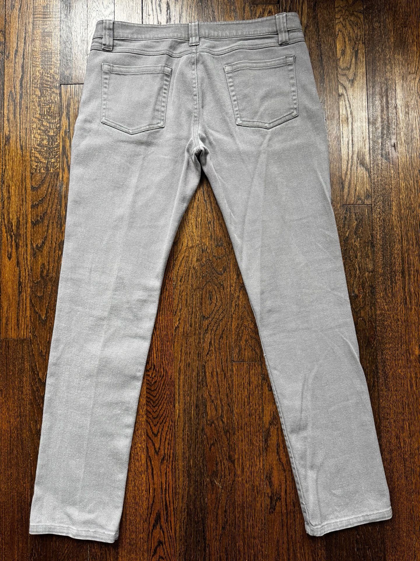 VINTAGE ‘00s Y2K Wet Seal 36x30.75 (SZ 13) GREY DENIM SKINNY JEANS PANTS 4