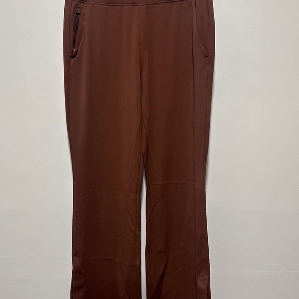 Athleta Pants Size S Brown High Rise Zip Pocket Athleisure