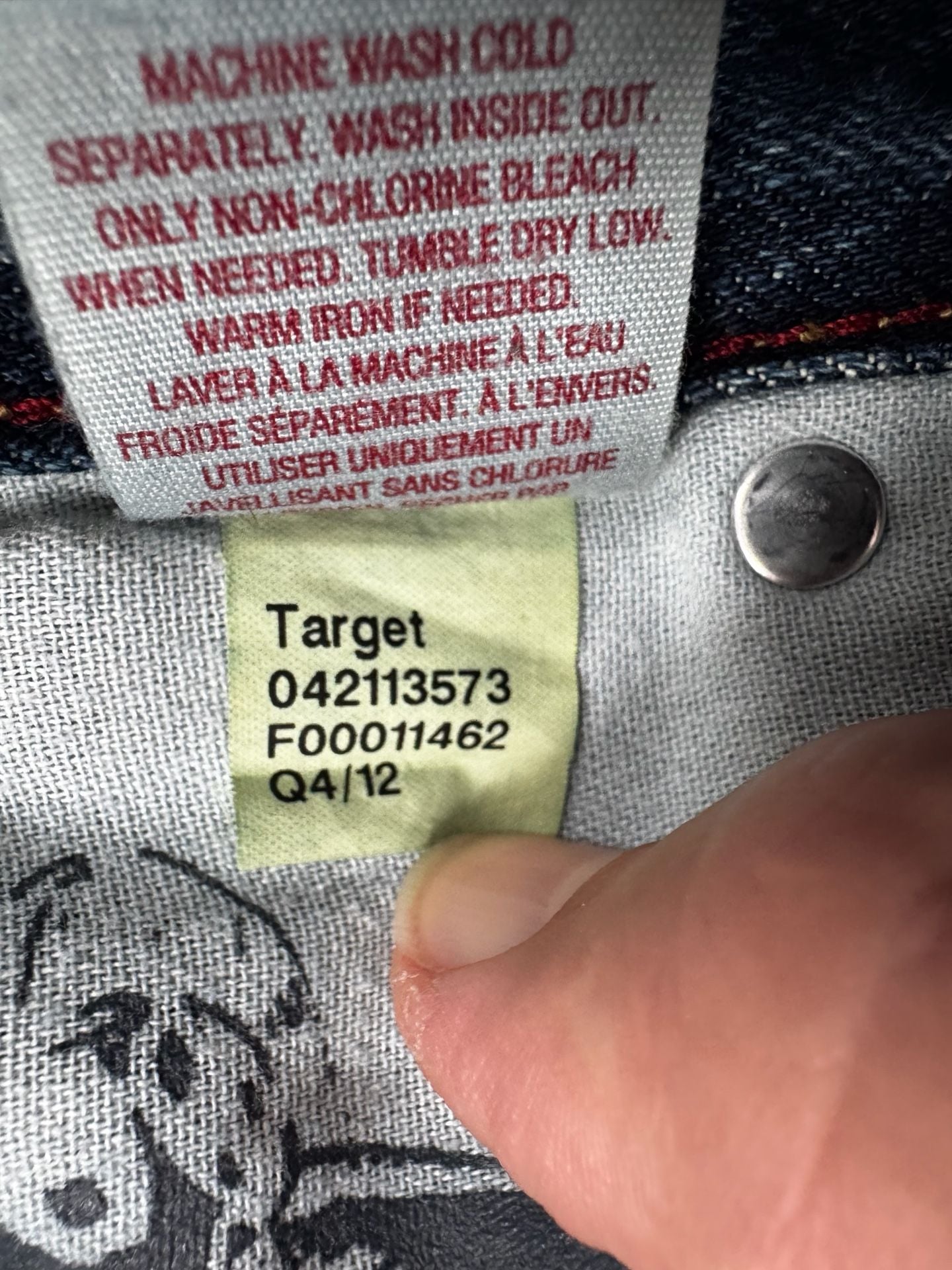 DENIM Mossimo Supply Co. 35” x 31.25” MEN’S JEANS BLUE COTTON TARGET EXCLUSIVE 10