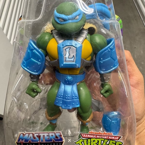 Masters of the Universe Origins Turtles of Grayskull Leonardo Reptile Wars Posable Action Figure : ,