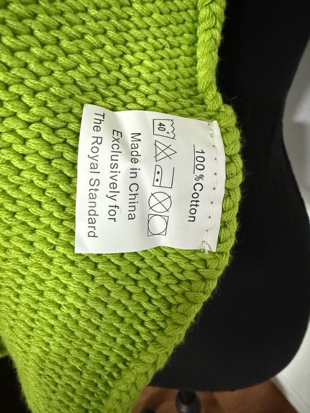 The Royal Standard Resort Wrap Lime Green Cotton 7