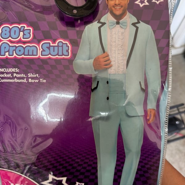 Adult '80s Prom Suit - ,