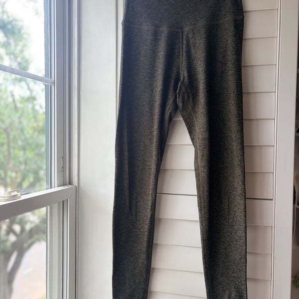 Beyond Yoga Spacedye High Waisted Leggings Heathered Green