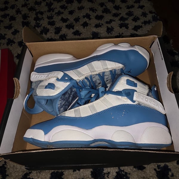 Jordan 6 Rings Denim White Dutch Blue Sneakers Shoes