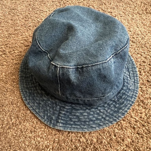 Jane & Berry Denim Bucket Hat One Size Blue