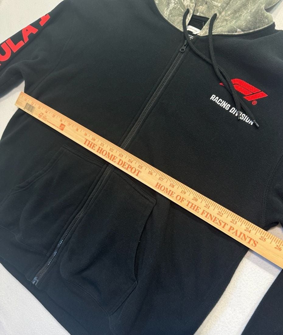 Formula 1 F1 Hybrid Apparel XL Black Camo Hood Zip Up Hoodie Racing 5