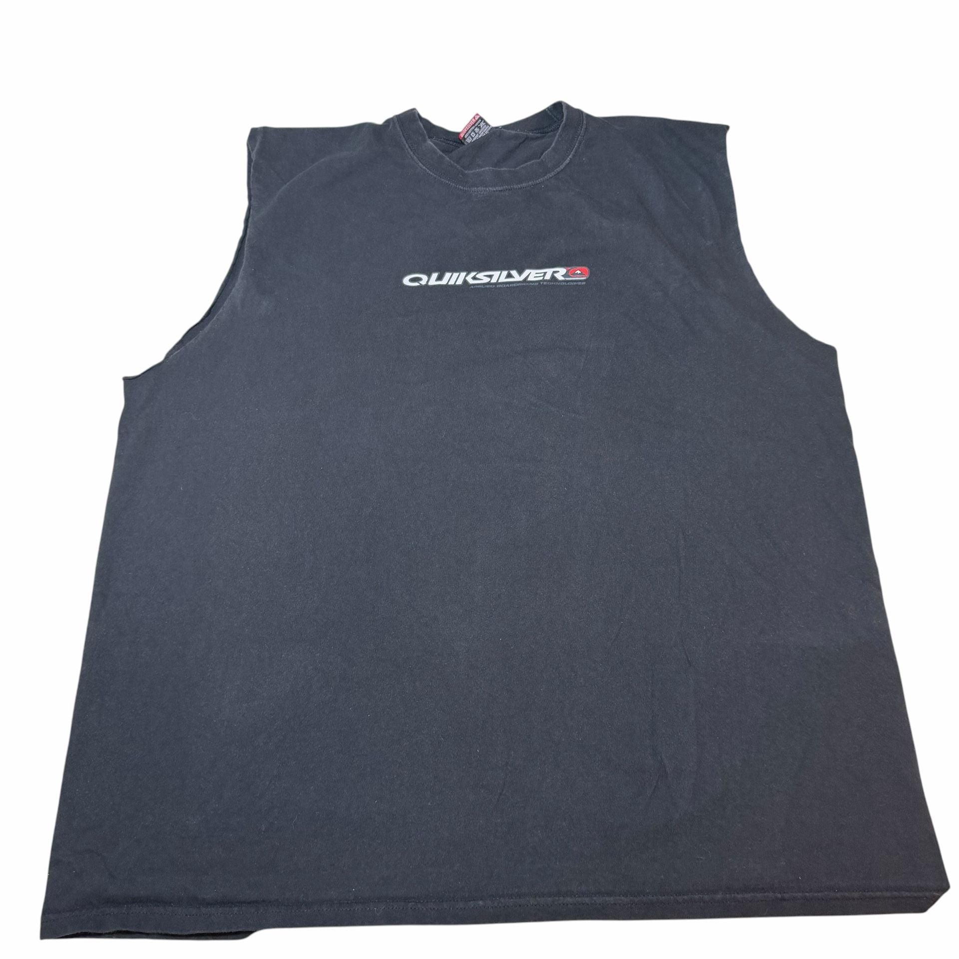 Quiksilver Tank Top Size XXL Black Applied Boardriding Technologies 2