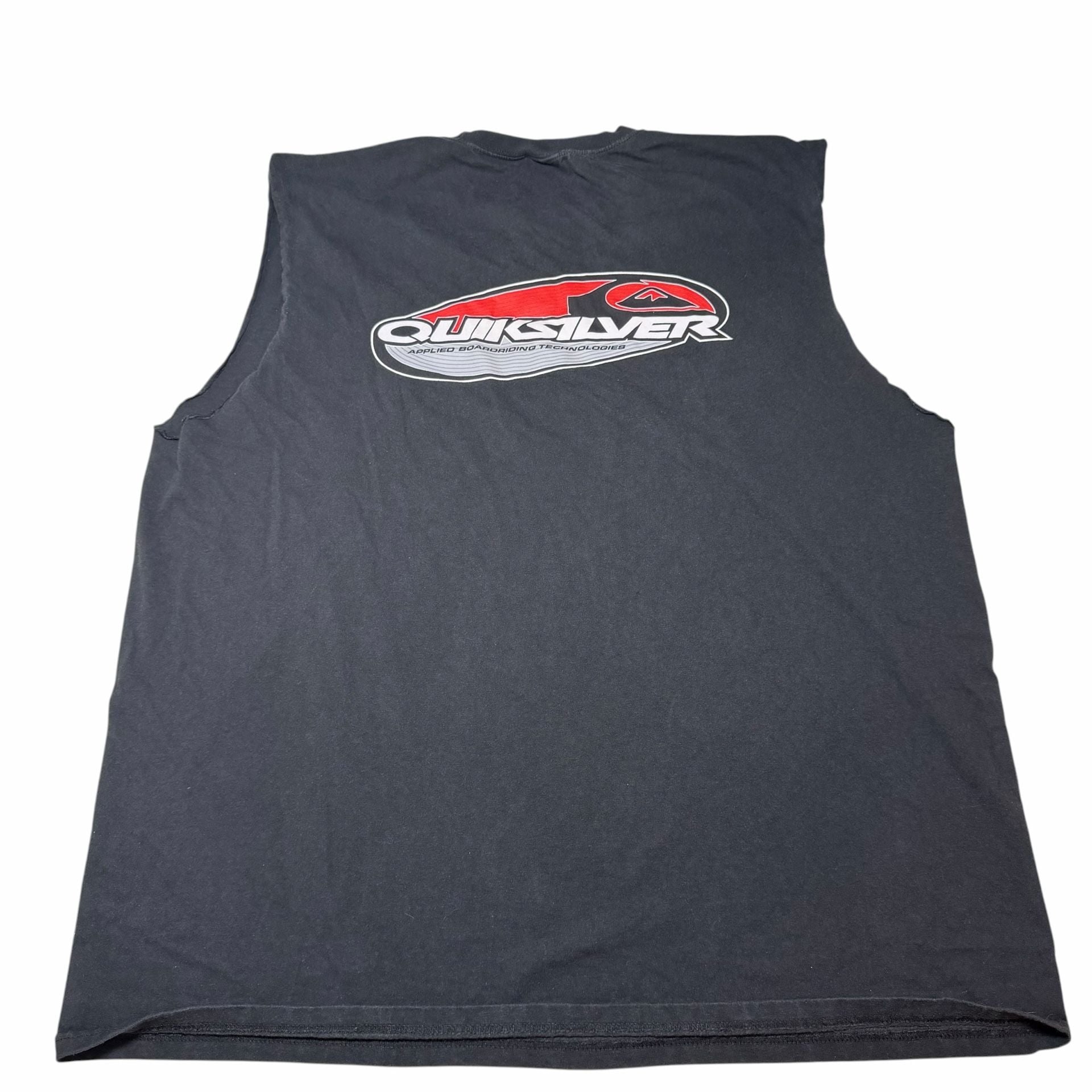 Quiksilver Tank Top Size XXL Black Applied Boardriding Technologies 3
