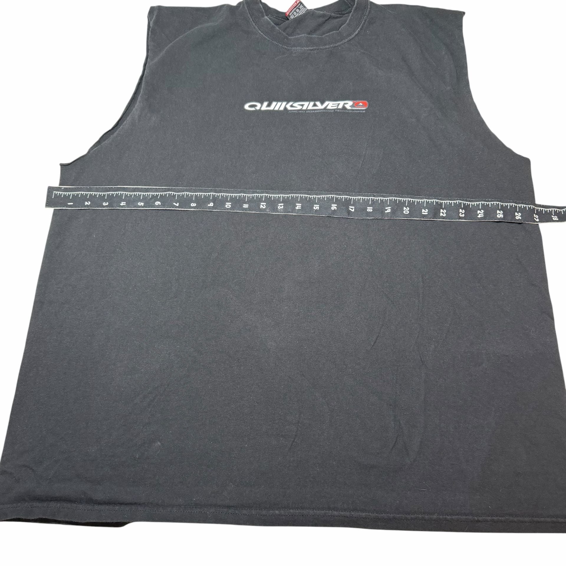 Quiksilver Tank Top Size XXL Black Applied Boardriding Technologies 6