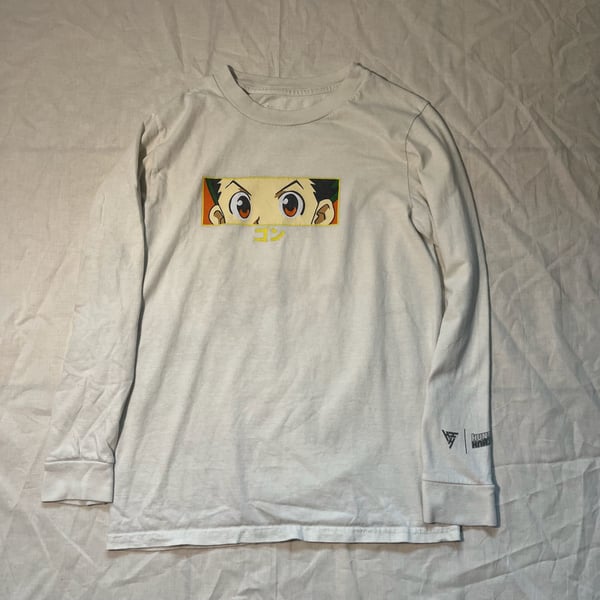 Hypland x Hunter x Hunter Gon Eyes Long Sleeve T-Shirt White