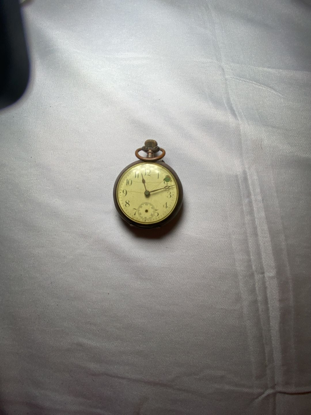 Antique Engraved Mechanical Pocket Watch 2