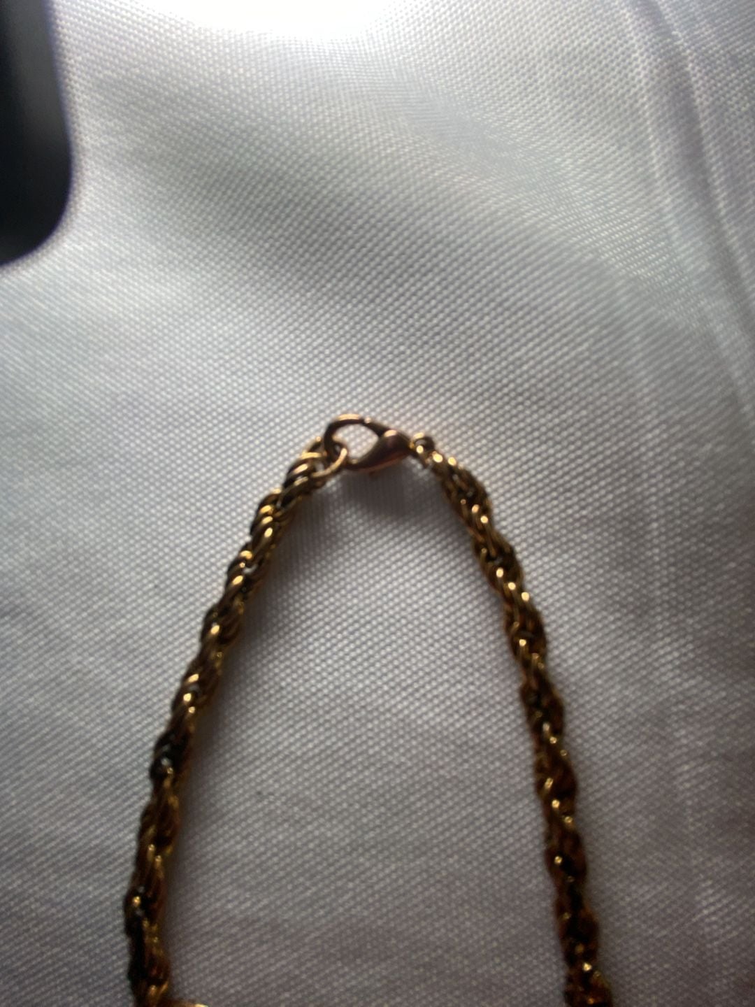 Vintage art Deco style bracelet gold-plated 4