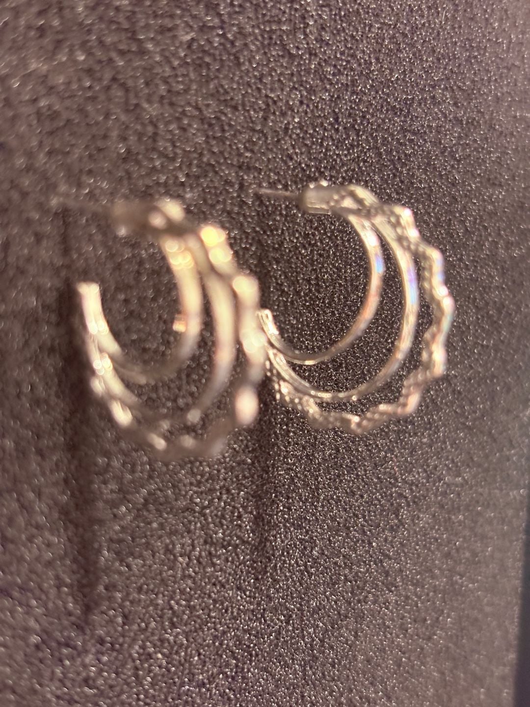 Triple Hoop Earrings 3