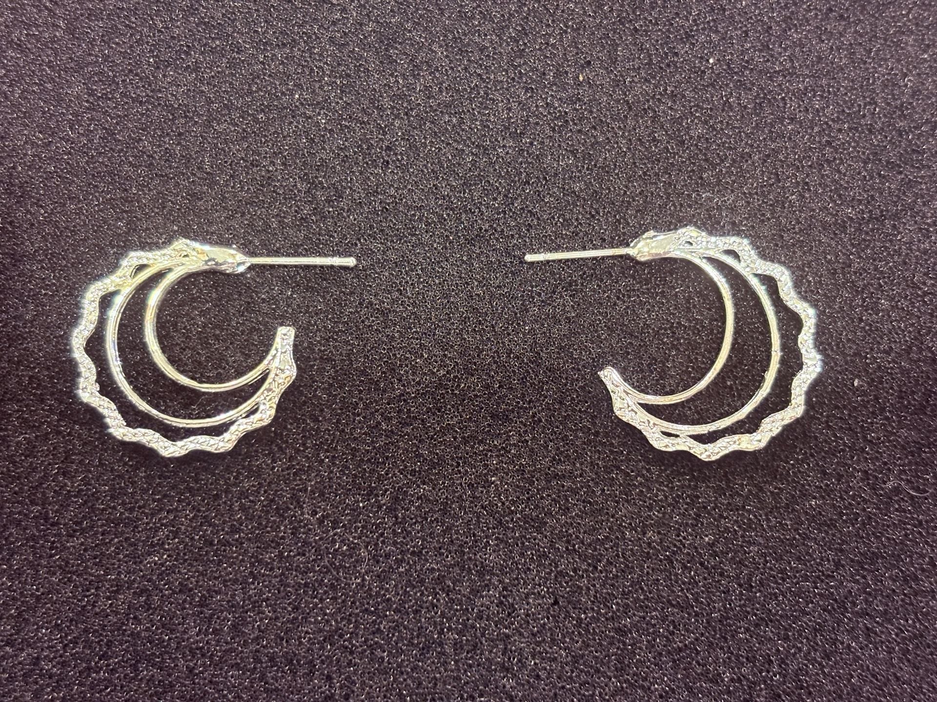Triple Hoop Earrings 4