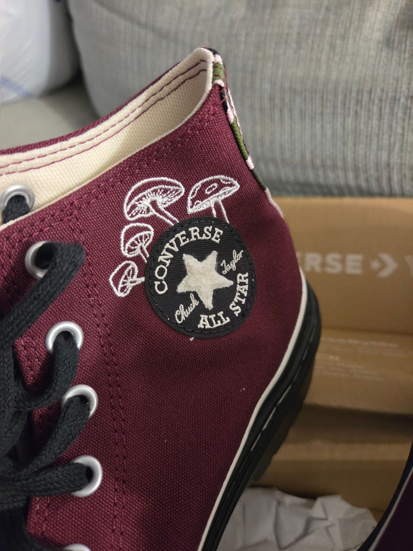 Converse Chuck Taylor All Star Hike Platform Bordeaux Mushroom 3