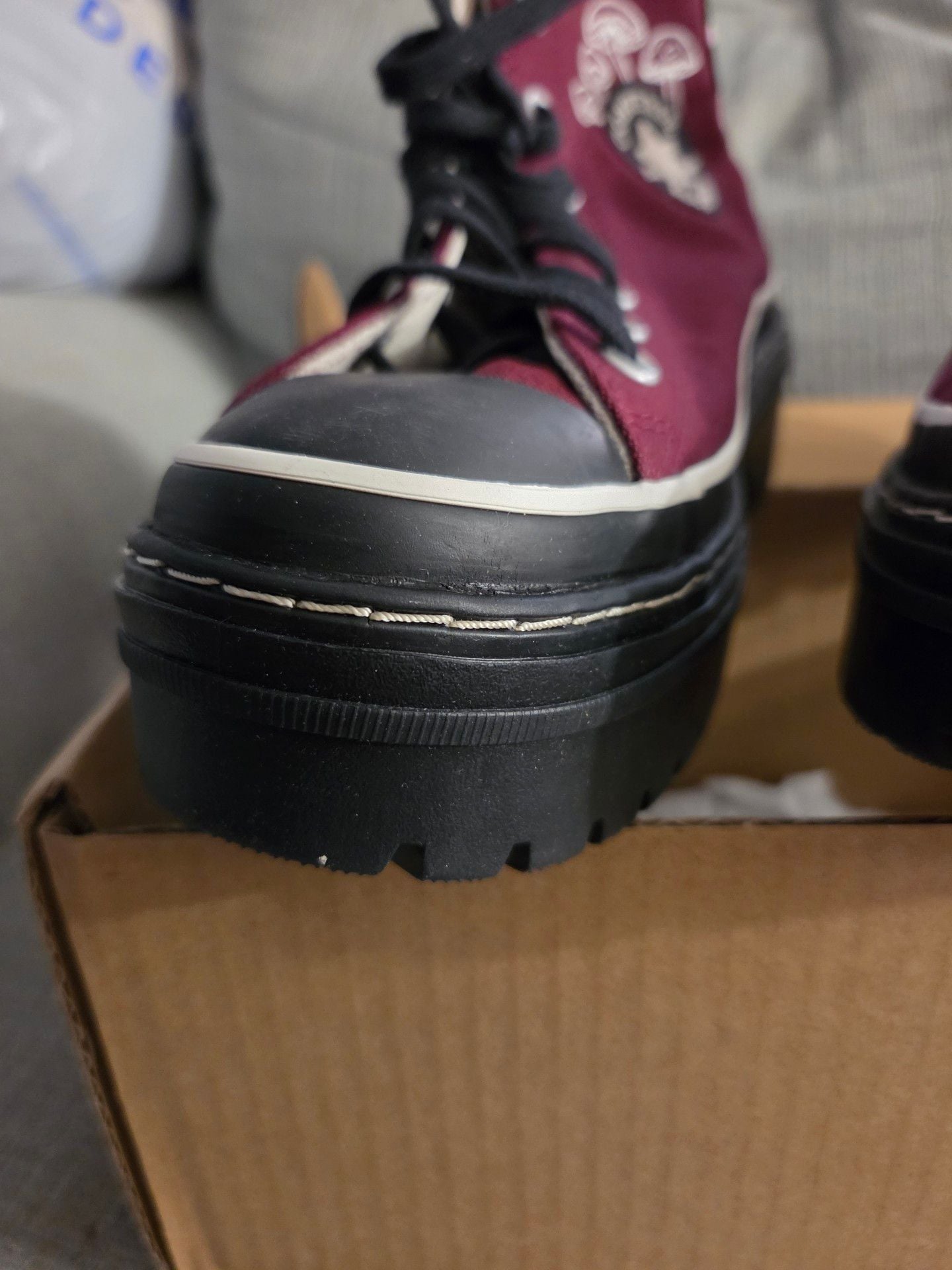 Converse Chuck Taylor All Star Hike Platform Bordeaux Mushroom 4