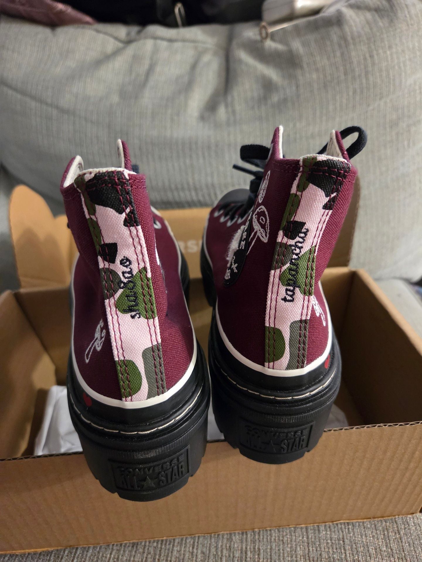 Converse Chuck Taylor All Star Hike Platform Bordeaux Mushroom 5