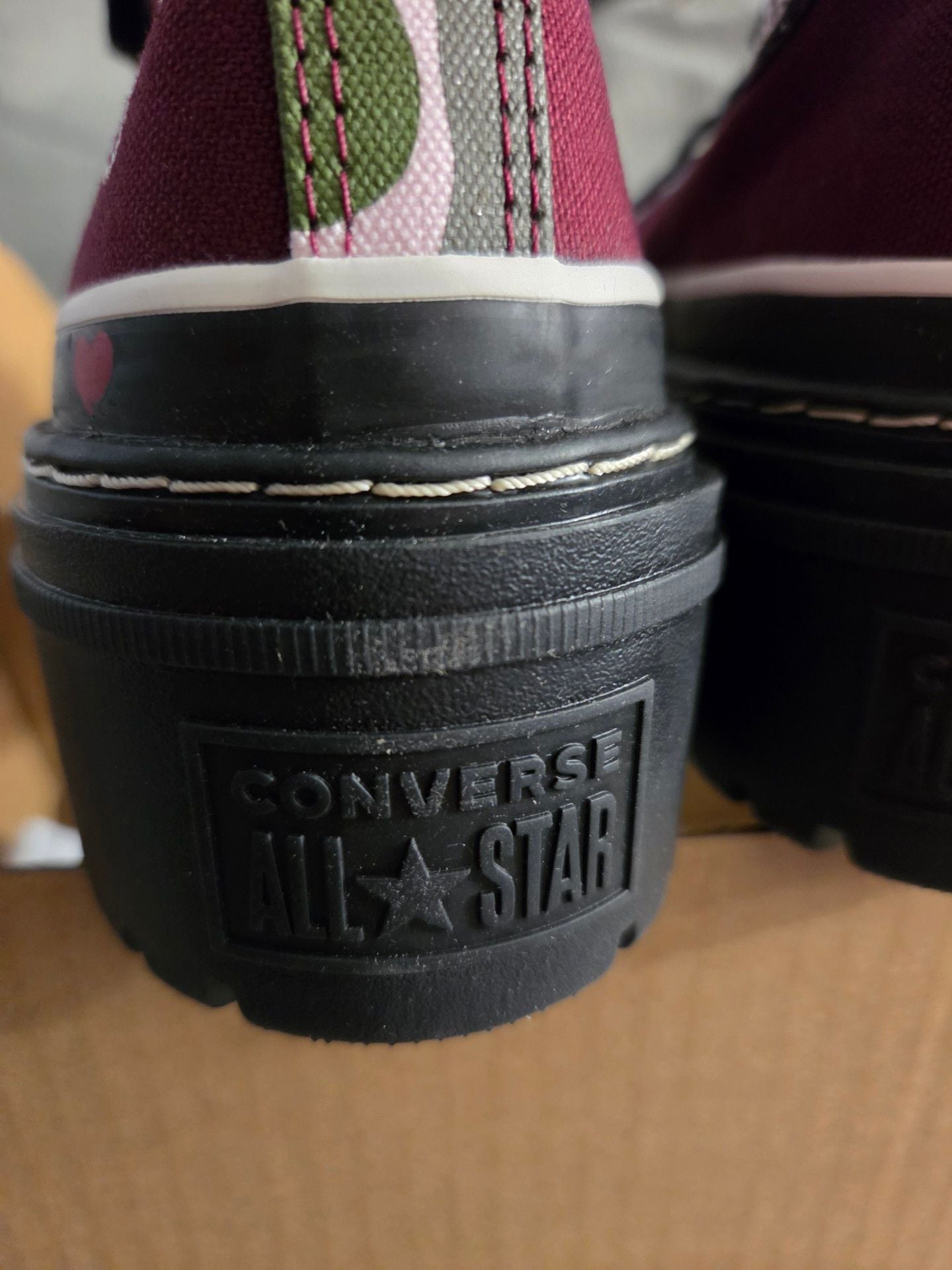 Converse Chuck Taylor All Star Hike Platform Bordeaux Mushroom 6
