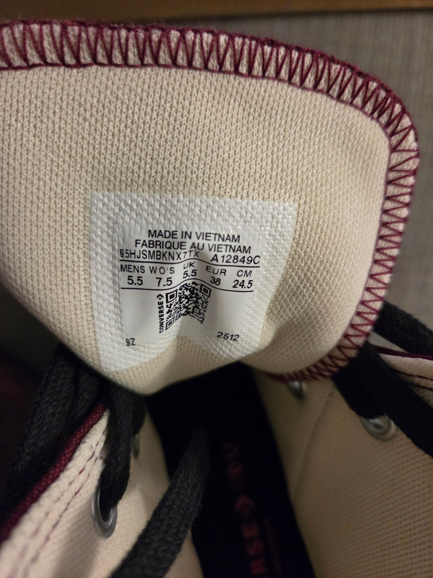 Converse Chuck Taylor All Star Hike Platform Bordeaux Mushroom 8