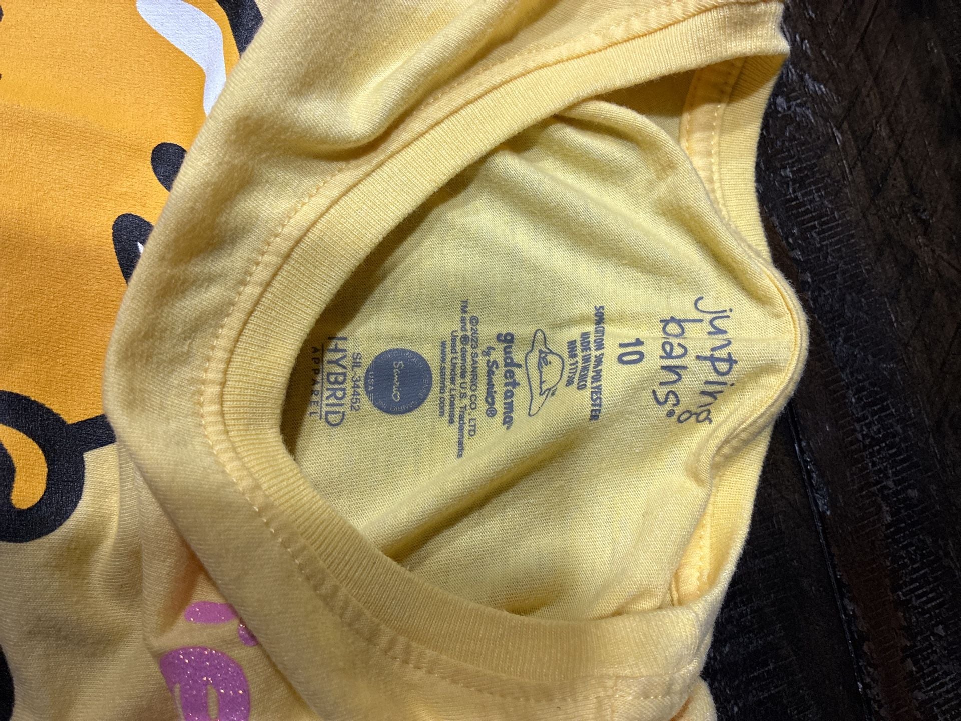 Jumping Beans Gudetama Happy Easter T-Shirt Size 10 Yellow 4